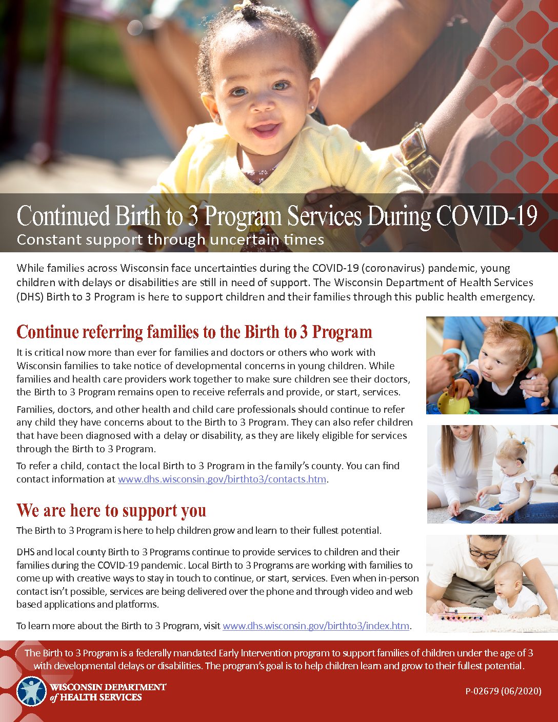 Birth to 3 Program Services