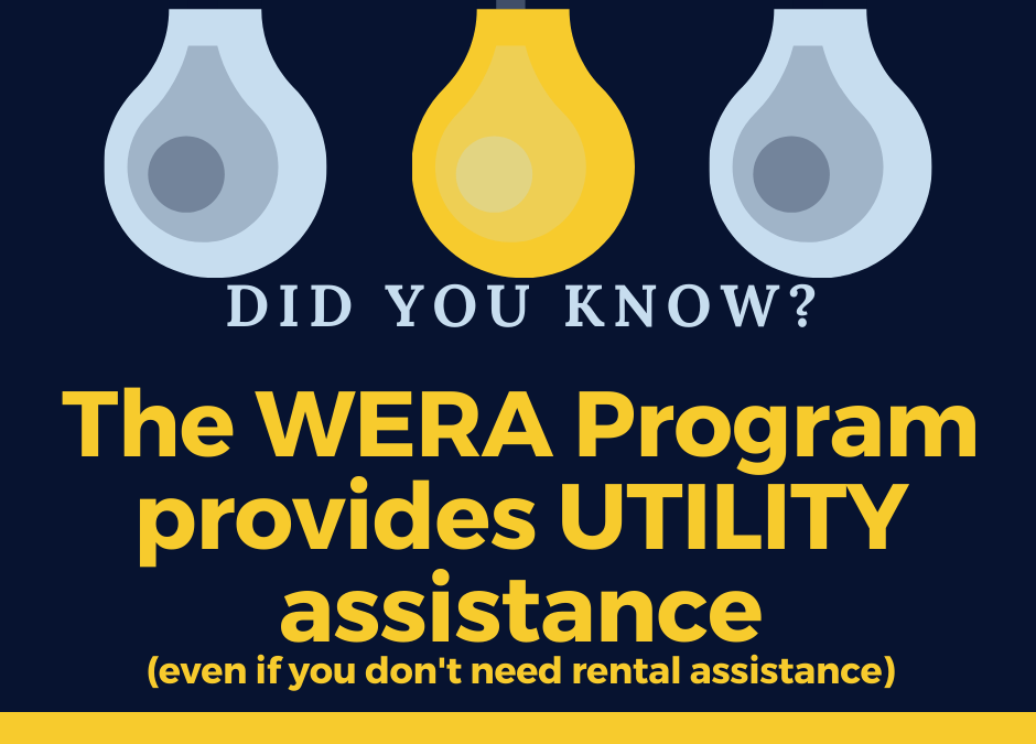 WERA Provides Help with Utilities