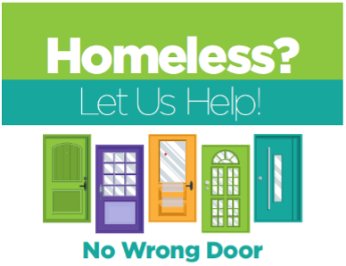 No Wrong Door | Homeless? Let Us Help!